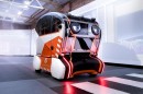 JLR is testing a driverless pod with virtual eyes to study pedestrians' behavior around autonomous vehicles