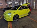 Electric Abarth Fiat New 500e leaked in video