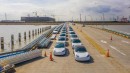 Tesla export cars from China to other markets such as Europe