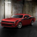 Dodge Challenger Electric - Rendering
