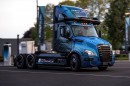 Freightliner eCascadia autonomous demonstrator vehicle