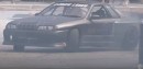 Electric Nissan Skyline R32 Tries to Drift at Goodwood