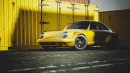 Electric Porsche 911 rendered with 930 influences by Matteo Gentile