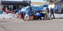 Team Entropy Racing's EVSR electric race car performs first-ever battery-swap pit stop in the history of the 25 Hours of Thunderhill race
