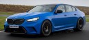 2024 BMW M5 rendering on Kolesa