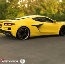 Electrified C8 Chevy Corvette E-Ray rendering by HotCars and rostislav_prokop