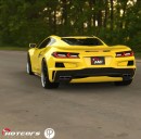 Electrified C8 Chevy Corvette E-Ray rendering by HotCars and rostislav_prokop