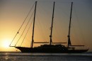 Eos, the former largest sailing yacht in the world, remains an enigma even 16 years after delivery