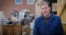 Engineer Andy Morris is building record-breaking jet-powered go karts in his garden shed in the UK