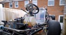 Engineer Andy Morris is building record-breaking jet-powered go karts in his garden shed in the UK