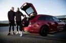 FC Bayern München basketball team members get new Audi A4 Avant cars