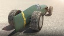 Supermarine Spitfire Bonneville LSR Hot Rod rendering by dorifuto_visuals