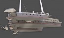 Epiphany trimaran concept features tilting masts, far-reaching capabilities