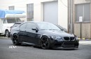 Black on Black BMW E92 M3 on ADV.1 Wheels