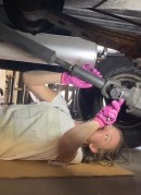 Sydney Sweeney Working on Her 1969 Ford Bronco