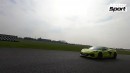 2023 Chevrolet Corvette Z06 Z07 Euro spec lapping the Magny-Cours circuit