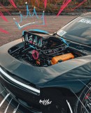 Dodge Charger Daytona SRT Concept blown Hemi V8 swap CGI by adry53customs