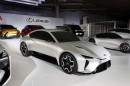 Concepto de sedán Lexus EV