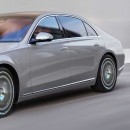 Mercedes-Benz S-Class BMW 7 Series mashup rendering by andras.s.veres