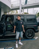 Devin Haney and Mercedes-AMG G 63