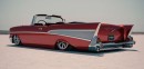 slammed 1967 Chevrolet Bel Air Convertible rendering for Rick Ross by johnrendering