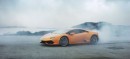 Lamborghini Huracan drifting ad