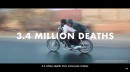 Motorcycle crashes have led to 3.4 million deaths between 2008 and 2020