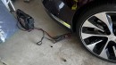This is how you jump the 12V battery in the Lucid Air