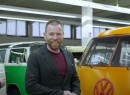 Ewan McGregor at the Volkswagen Commercial Vehicle Plant