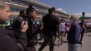 Martin Brundle meets Megan Thee Stallion at the U.S. Grand Prix