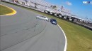 Jeff Gordon and Clint Bowyer race Daytona in Chevrolet Malibu and Ford Fusion