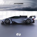 EH Storm F1 electric hypercar rendering by Emre Husmen