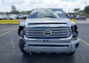 Crashed Toyota Tundra doctored-up and sold as repairable