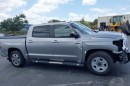Crashed Toyota Tundra doctored-up and sold as repairable