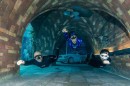 Deep Dive Dubai is recognized by Guinness as the world's deepest pool, comes with an eerie but awesome car garage