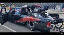Dodge Ram exposed triple turbo diesel drag races S10 and turbo Corvette