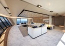 M/Y Vanguard Interior Lounge