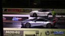 BMW i8 vs Jaguar F-Type drag race by DRACS
