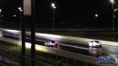 BMW i8 vs Jaguar F-Type drag race by DRACS