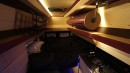 Exquisite Off-Road Camper Van Features an Exotic Wood Interior and a Panoramic Loft Bed