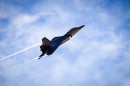 F-22 Raptor taking off from Alaska base