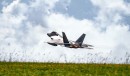 This F-22 Raptor taking off from Andersen Air Force Base in Guam