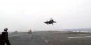 F-35B Lightnings about to land on the USS Tripoli