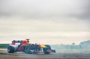 Red Bull Racing and Max Verstappen take on the Best of British including a Spitfire!