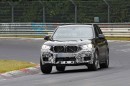 F97 BMW X3 M Cocks a Wheel on Nurburgring, Wears Minimal Camo