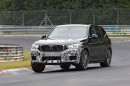 F97 BMW X3 M Cocks a Wheel on Nurburgring, Wears Minimal Camo