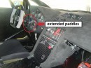 Lamborghini Gallardo e-gear Paddle Extensions by FabSpeed