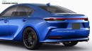 2025 Toyota Corolla Sedan rendering by Digimods DESIGN