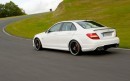 Facelifted Mercedes C63 AMG