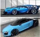 "Fake" Bugatti Vision Gran Turismo: Audi R8 wrap